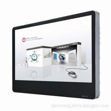 55" HD Network LCD Digital Signage with 1,920 x 1,080-pixel Resolution and 4000:1 Contrast Ratio